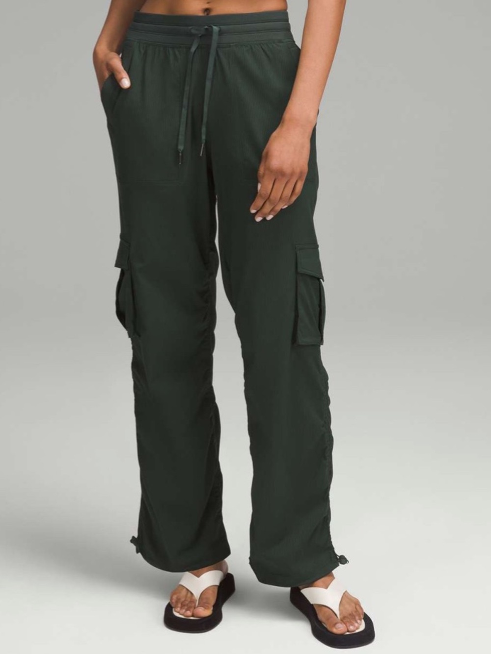 Lululemon Dance Studio Relaxed-Fit Mid-Rise Cargo Pant Legacy Green Size Small